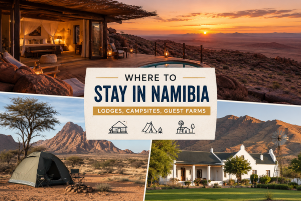 Where to Stay in Namibia Lodges, Campsites, Guest Farms